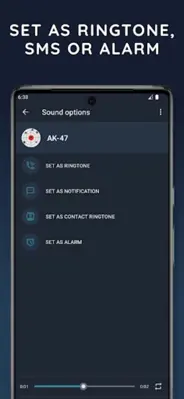 Weapon and Gun Sounds android App screenshot 3